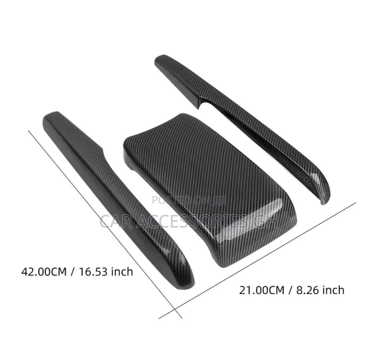 Honda Civic Carbon Fiber Center Armrest Cover