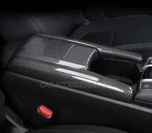 Honda Civic Carbon Fiber Center Armrest Cover
