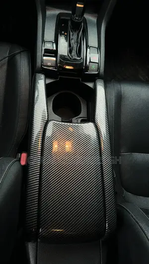 Honda Civic Carbon Fiber Center Armrest Cover