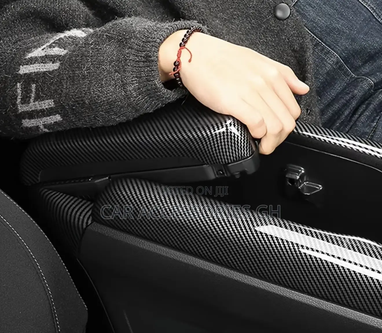 Honda Civic Carbon Fiber Center Armrest Cover