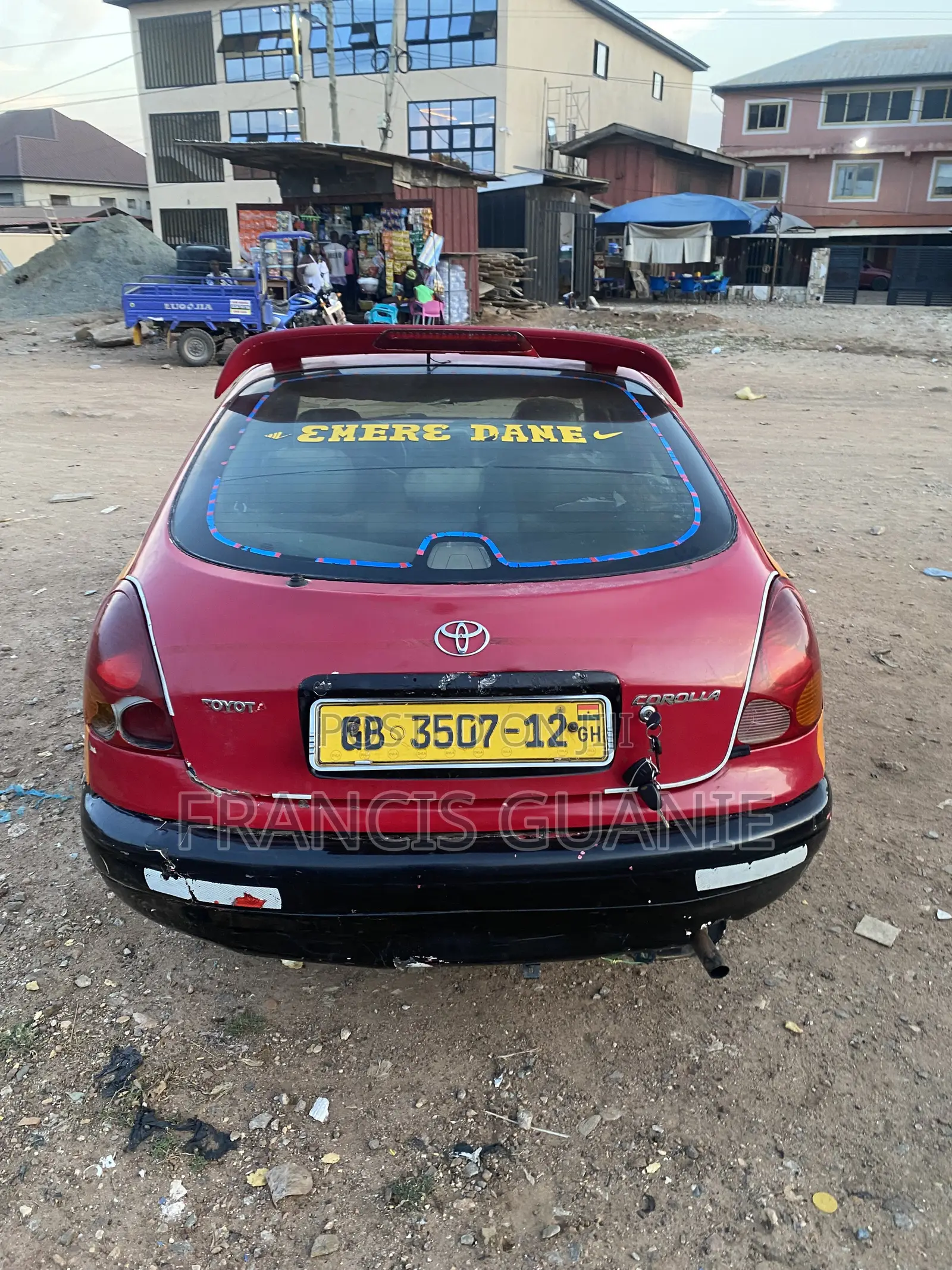 Toyota Corolla 2002 Red