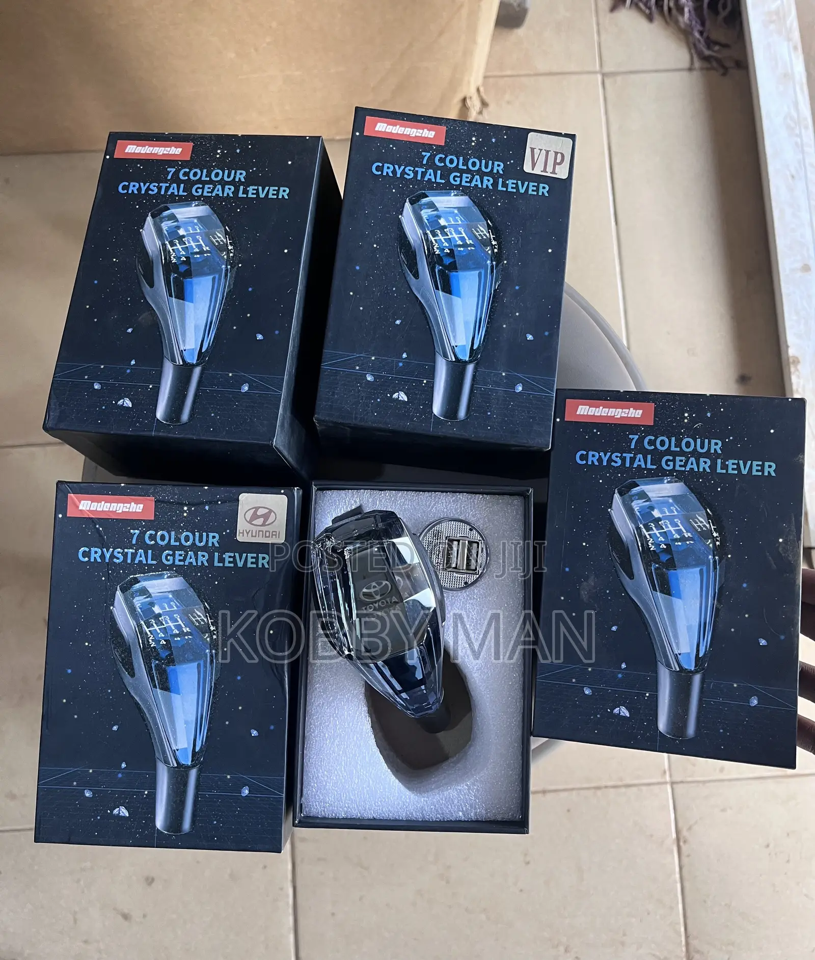 7 Colour Crystal Gear Lever