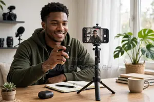 Extendable Selfie Stick Tripod With Bluetooth Remote