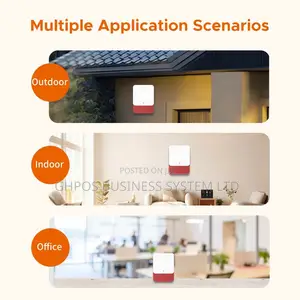 Ubero Tuya Wireless Alarm Siren, 5000mAh Battery