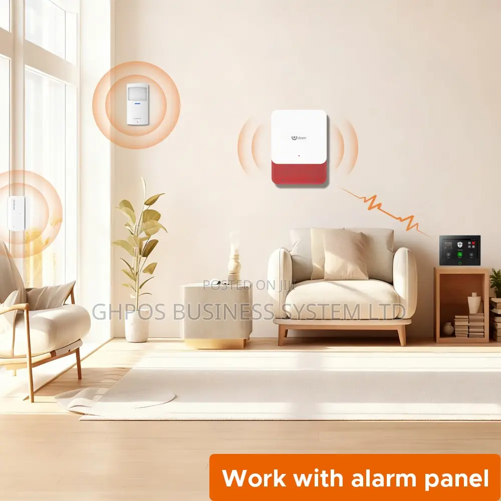 Ubero Tuya Wireless Alarm Siren, 5000mAh Battery