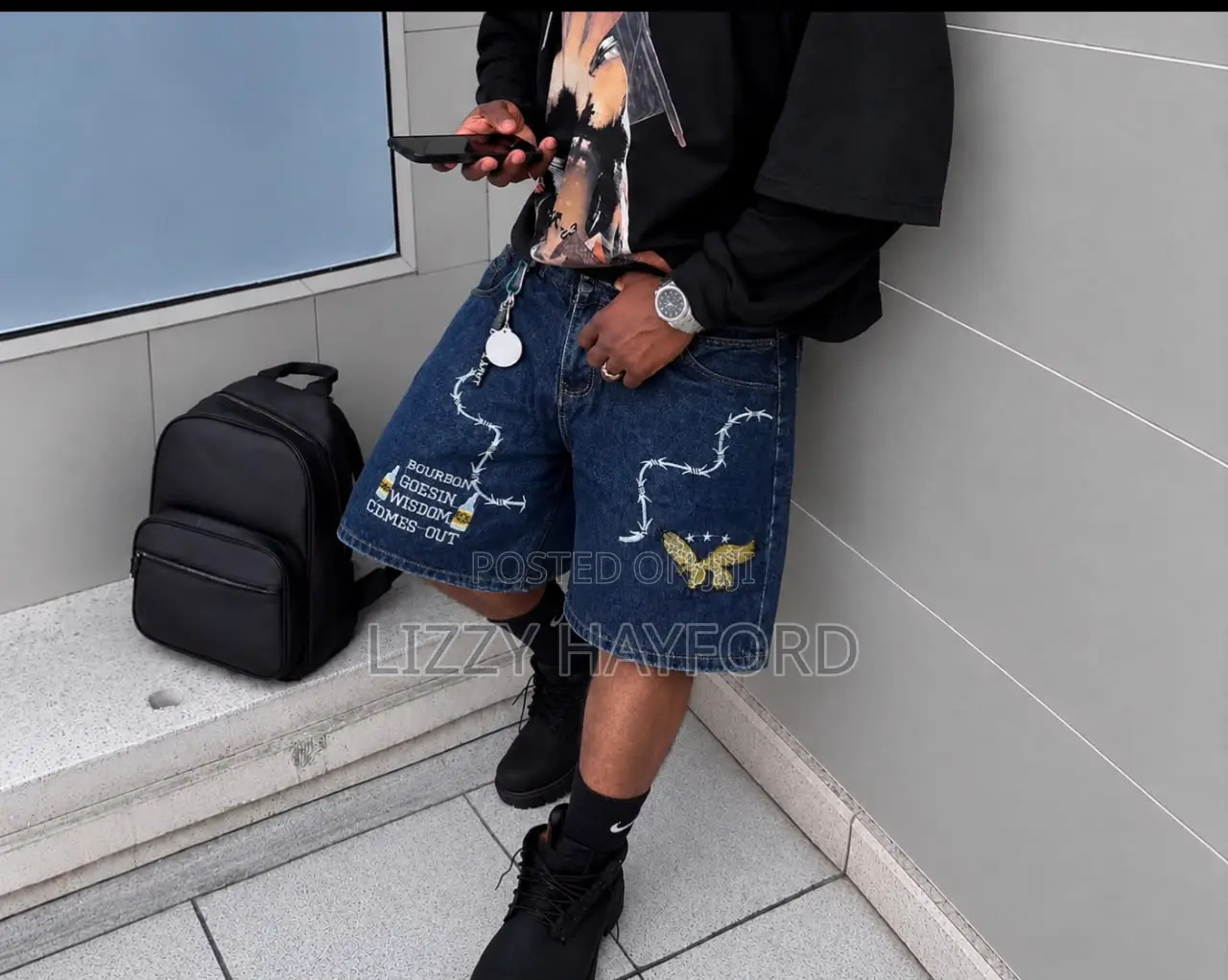 Camo Jeans Short