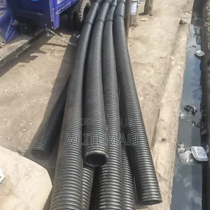 HDPE (High-Density Polyethylene) Double-Wall Corrugated Pipes 6"x6M