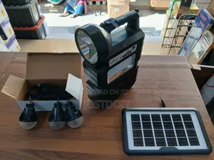 CClamp Solar Rechargeable Light With Radio, Lamp and Bluetooth
