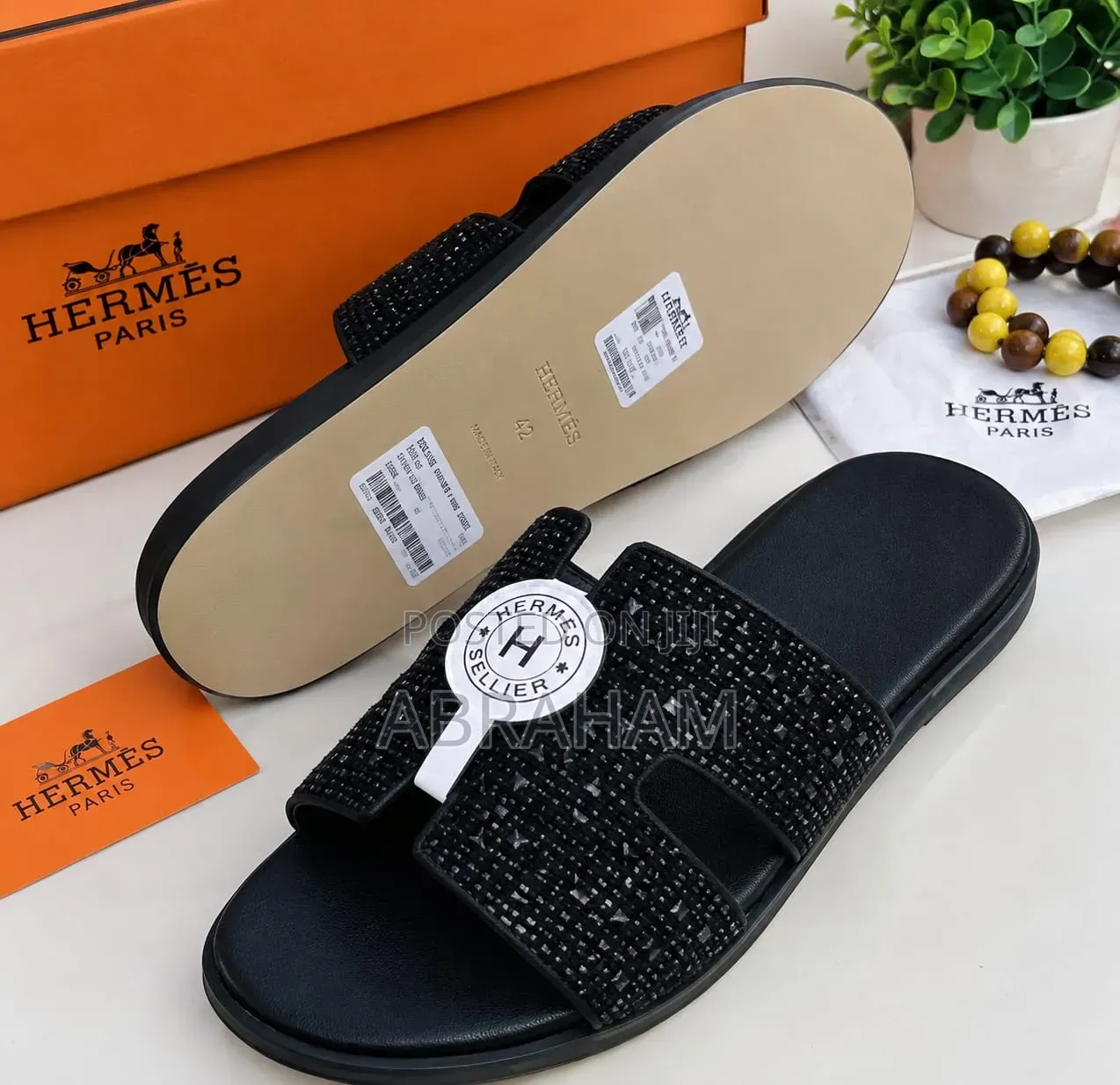 Hermes Slippers