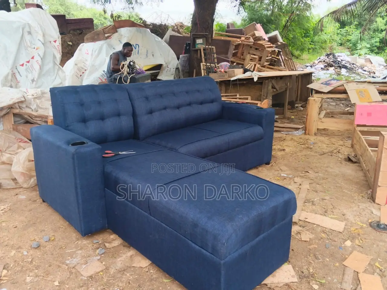 L Shape Sofa Chair ( Payment After Delivery)