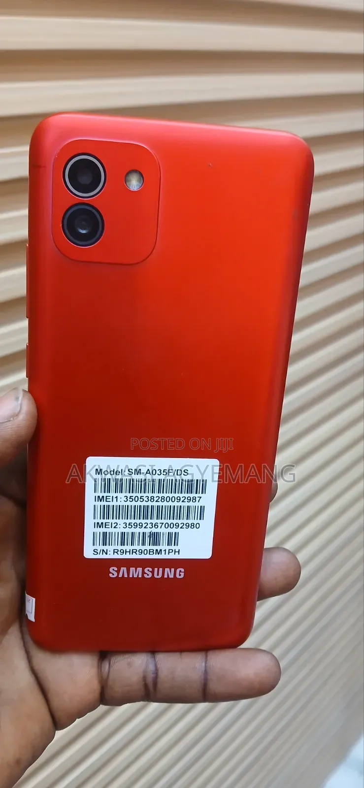 Samsung Galaxy A03 32 GB Red