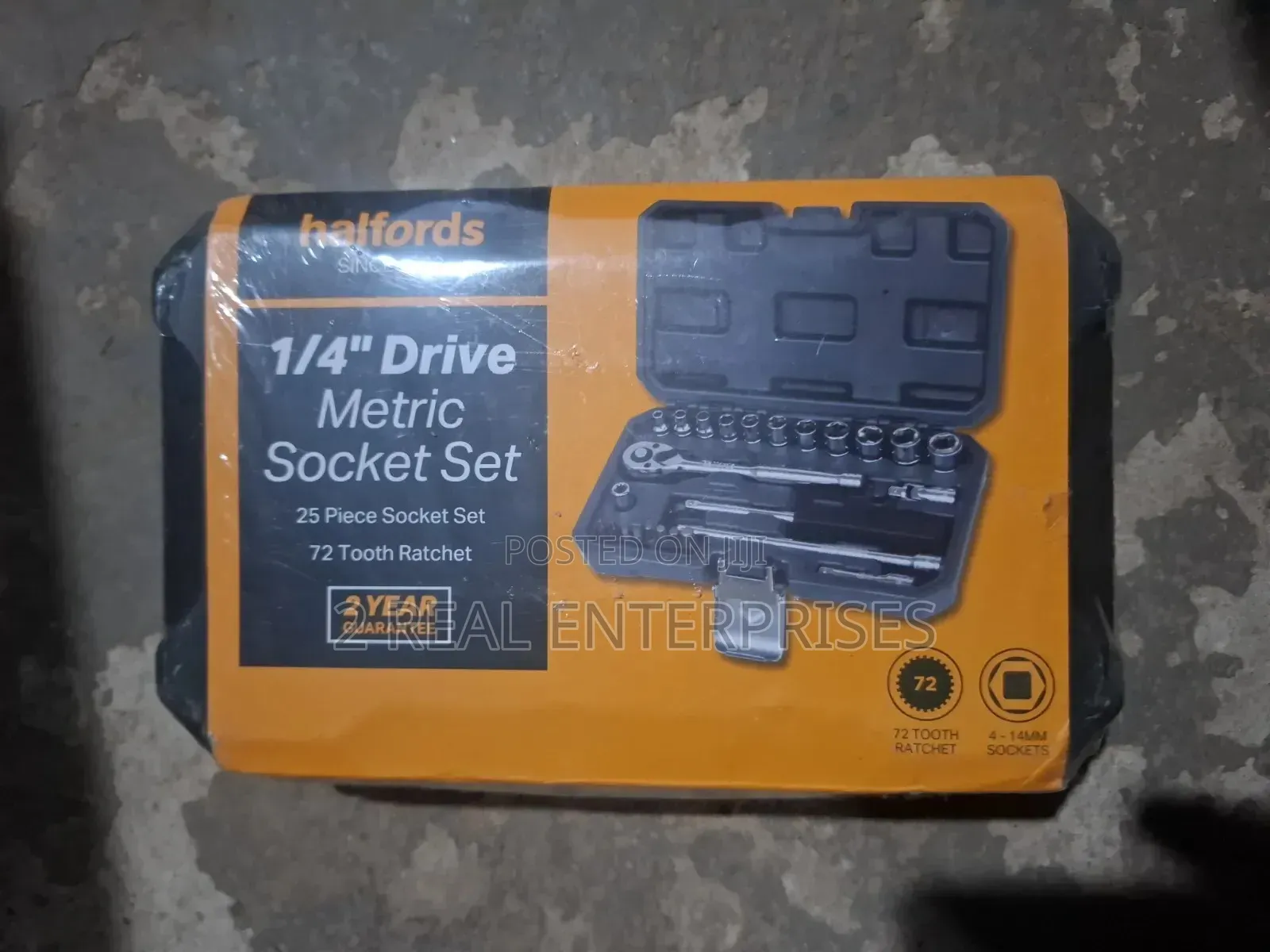 Halfords
1/4" Drive Metric Socket Set