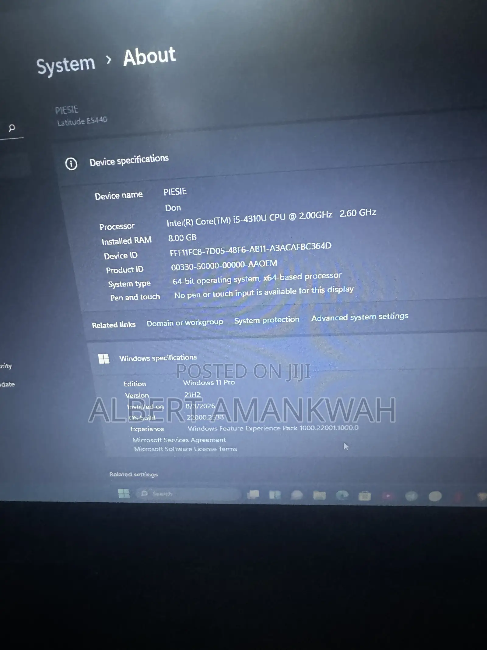 Laptop Dell Latitude 5440 8GB Qualcomm Snapdragon X Elite SSD 128GB