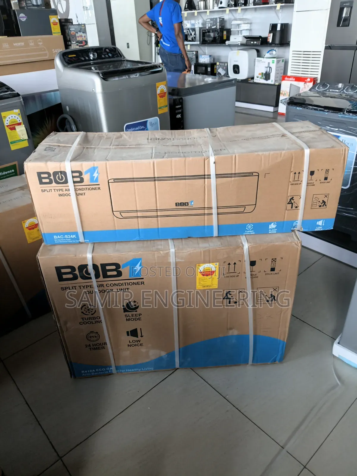 Bob One BAC-S24K High-Capacity Split Air Conditioner