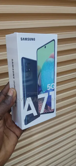 New Samsung Galaxy A71 5G 128 GB Black