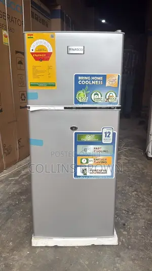 Quality Nasco Double Door Fridge 124 Liters