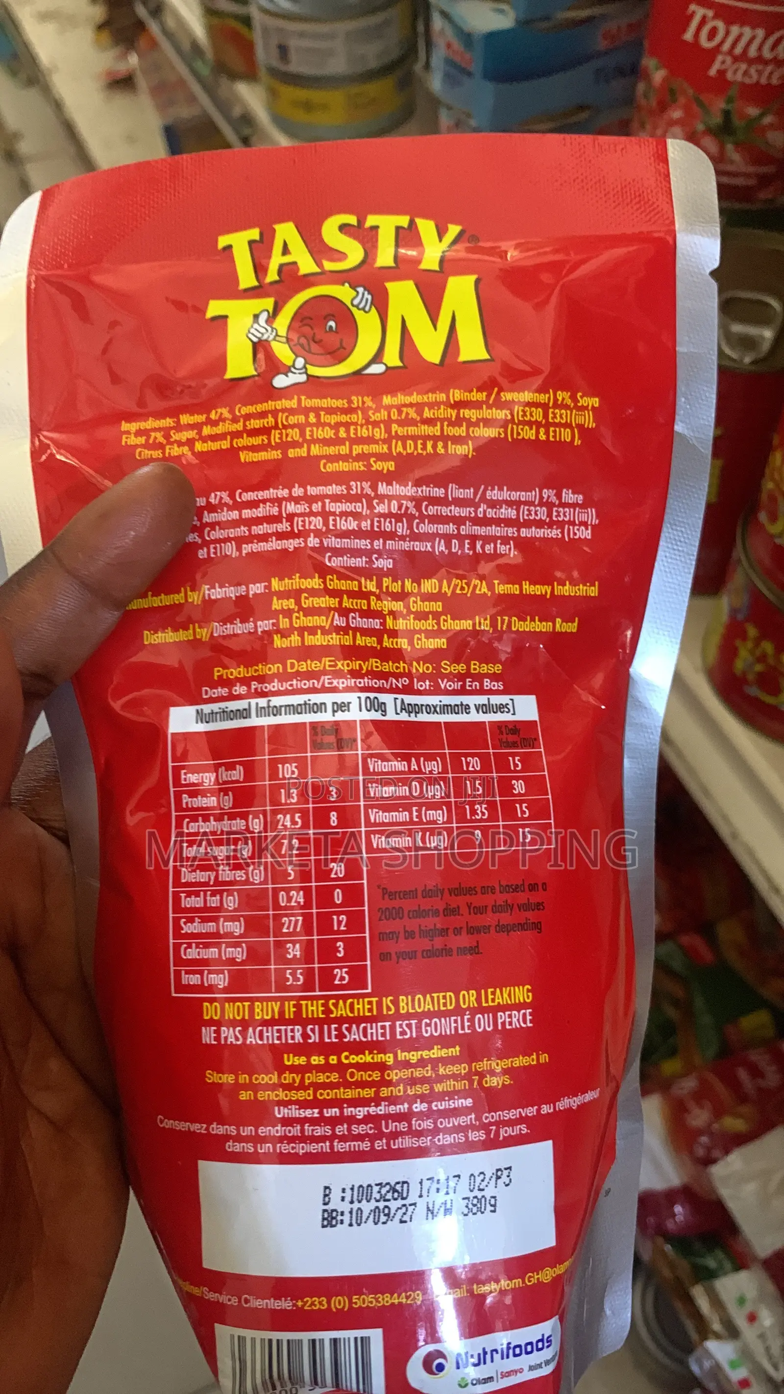Tasty Tom 380g