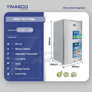 Nasco 80Ltrs Table Top Refrigerator