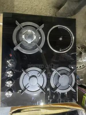 3-Gas + 1 Electric Hybrid Built-in Hob
