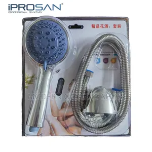 Handheld Shower Head Set With Flexible Stainless Steel Hose – Model A