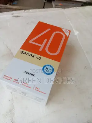 New Tecno Spark 40 256 GB Orange