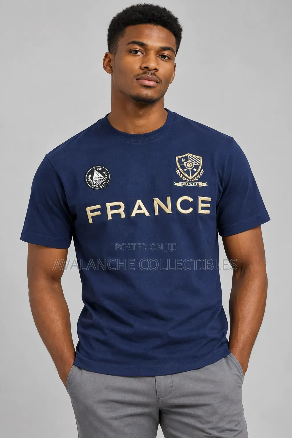 Fresh Navy Blue T Shirt L and Extra Large
