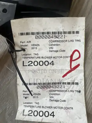 2013-2016 TOYOTA VENZA Temperature Blower Motor Control Module