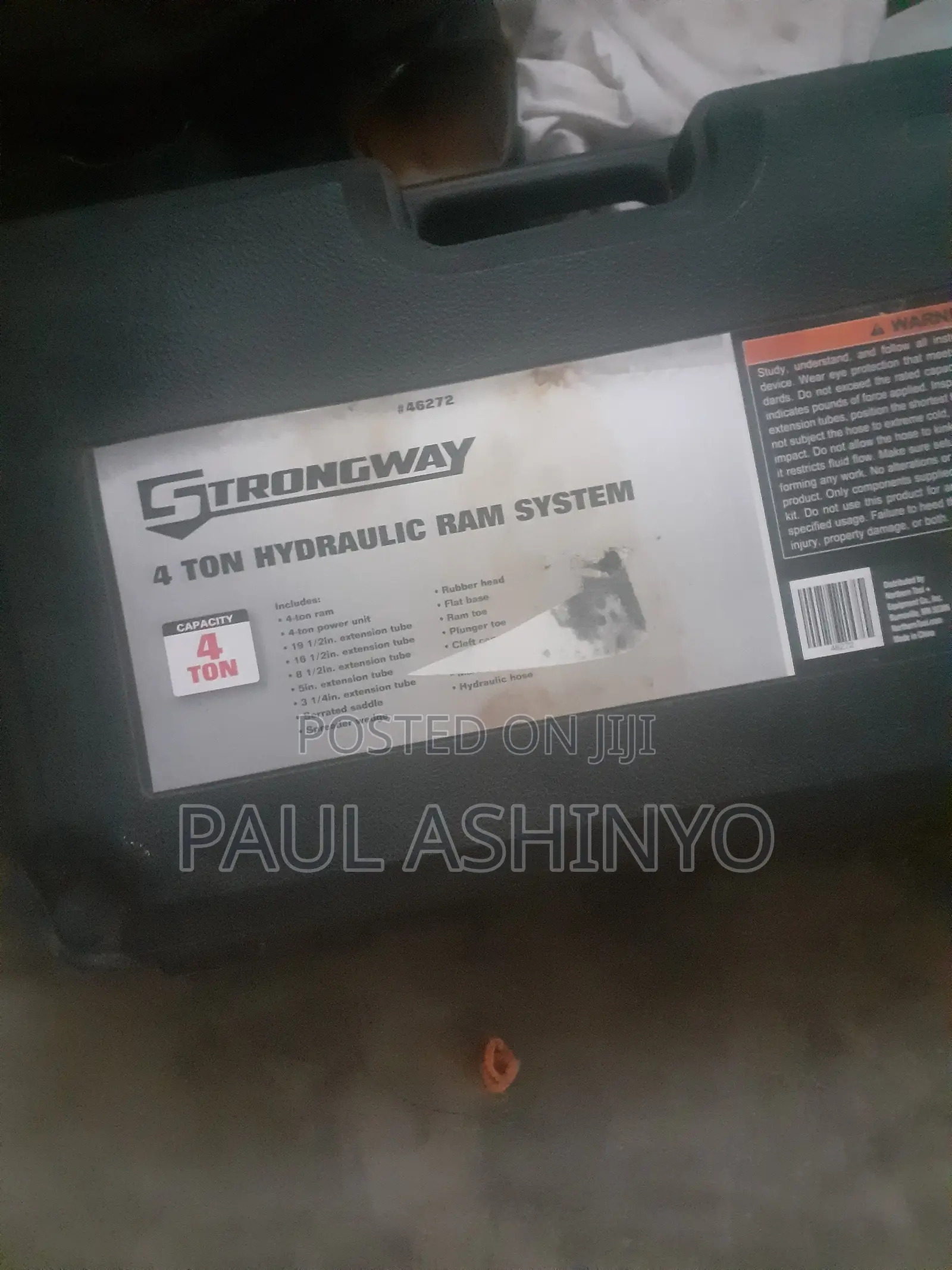 Strongway 4-Ton Porta Power Kit-Complete- Home Used