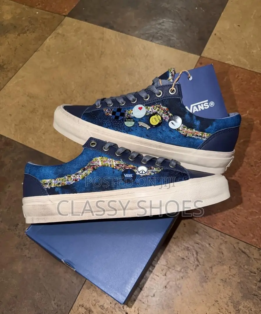 Vans Leather Blue