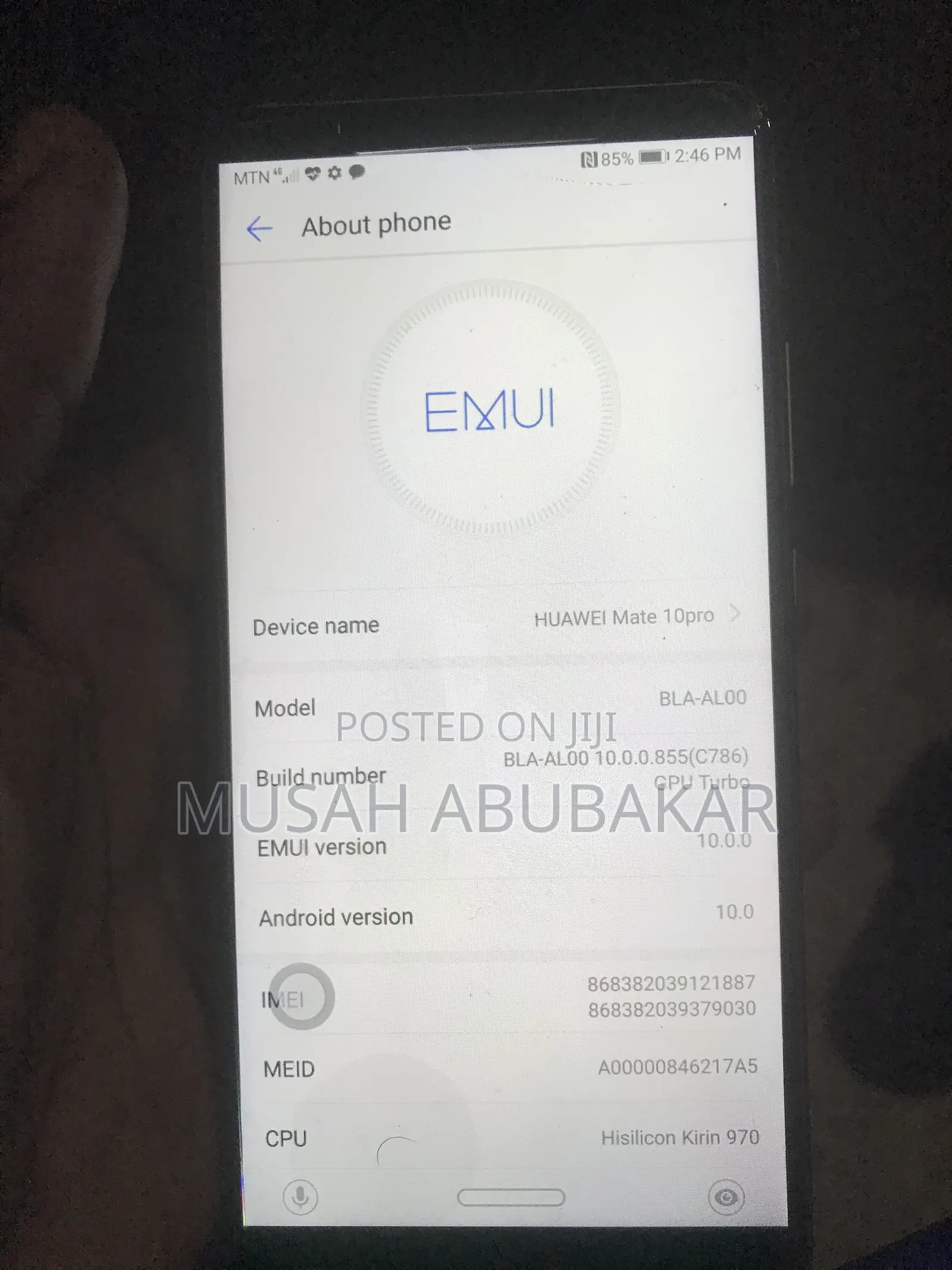 Huawei Mate 10 Pro 128 GB Gold