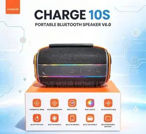 Charge 10S Portable Bluetooth Speaker V6.0 – RGB Lights