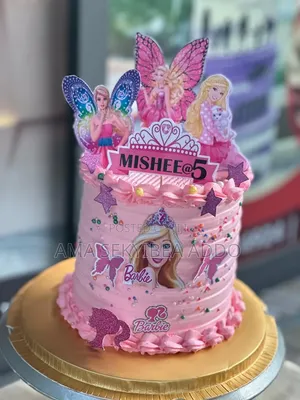 Barbie Themed Cake for Girls