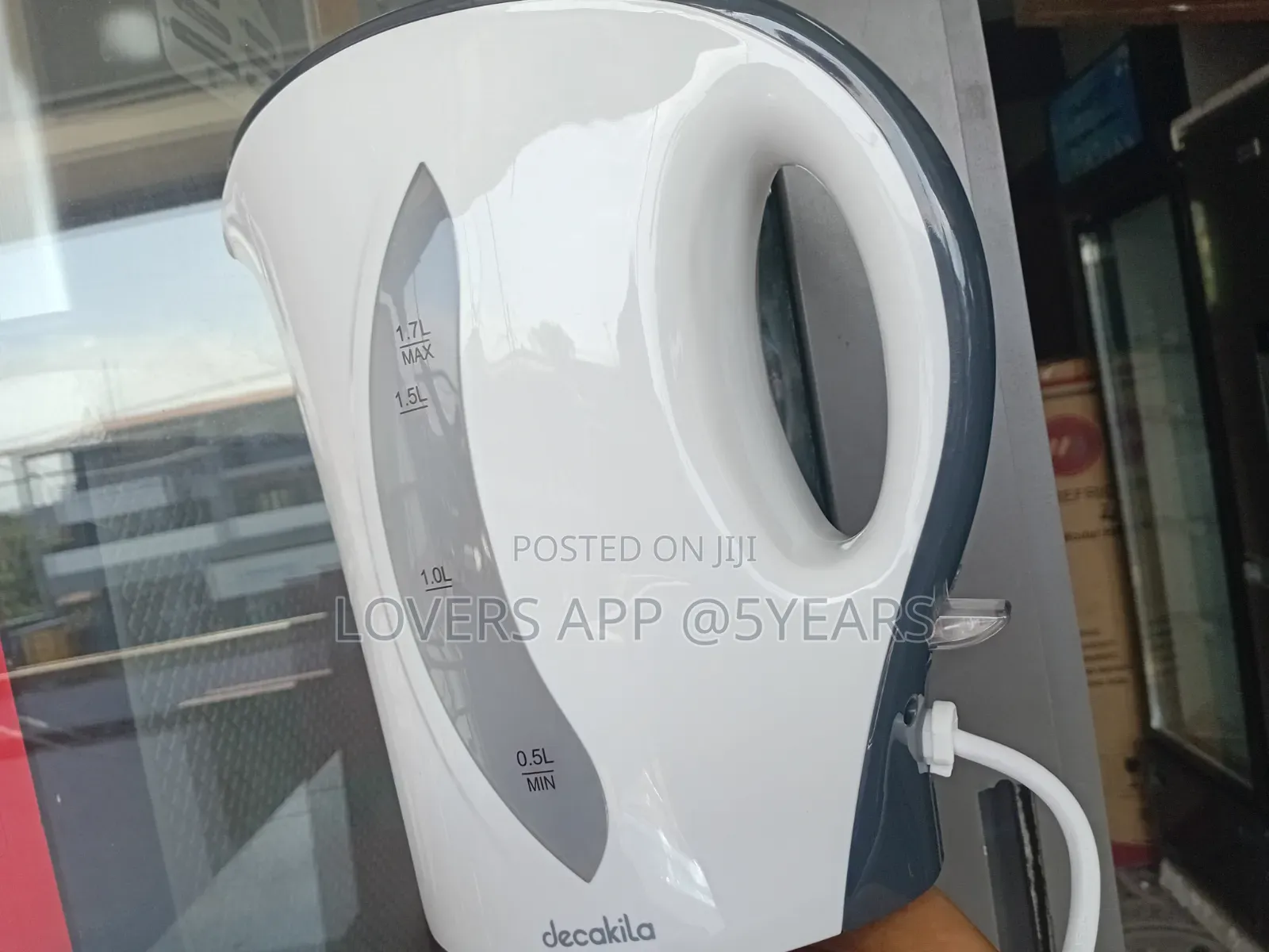 Decakila 1.7L Electric Kettle Convenient Kettle