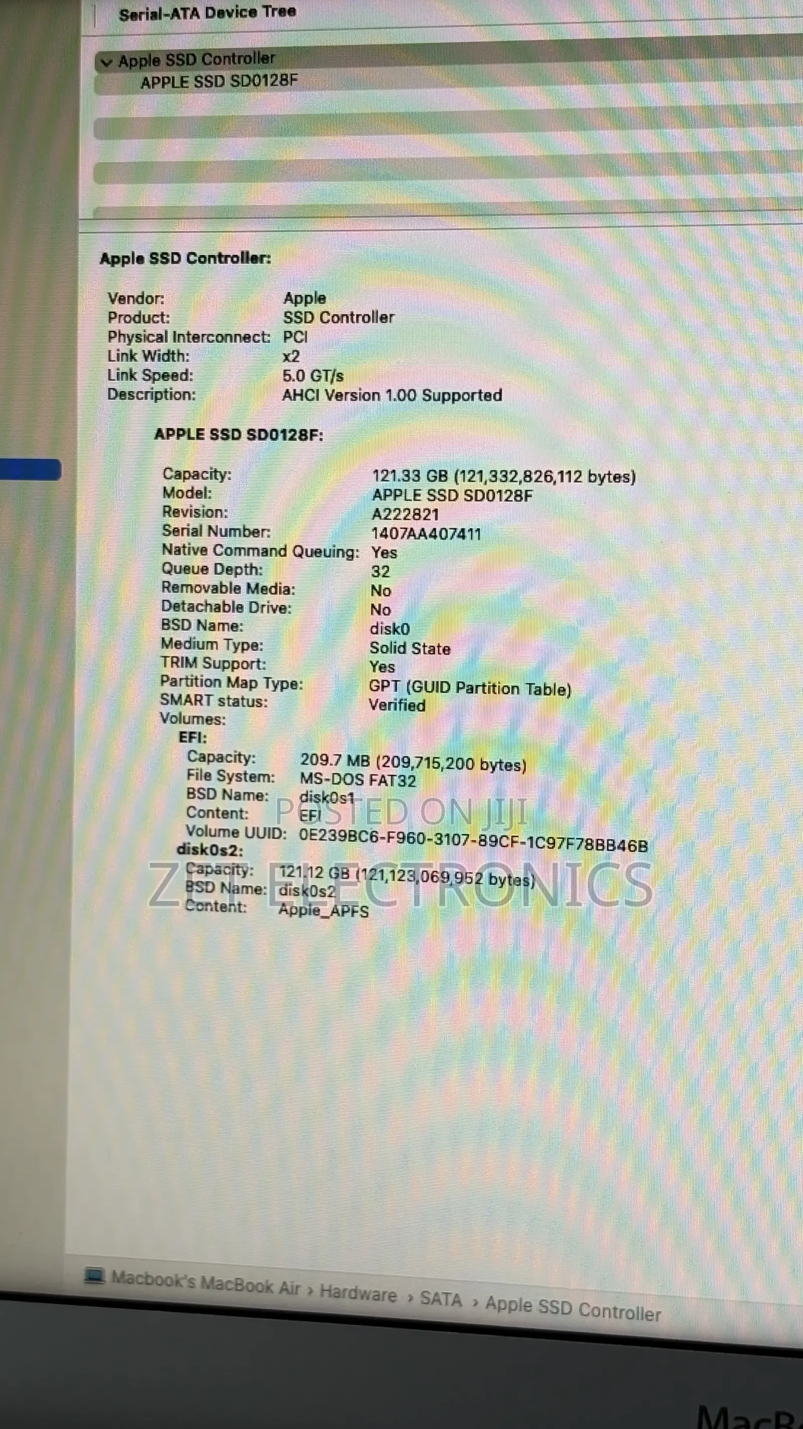 Laptop Apple MacBook 2014 4GB Intel Core i5 SSD 128GB