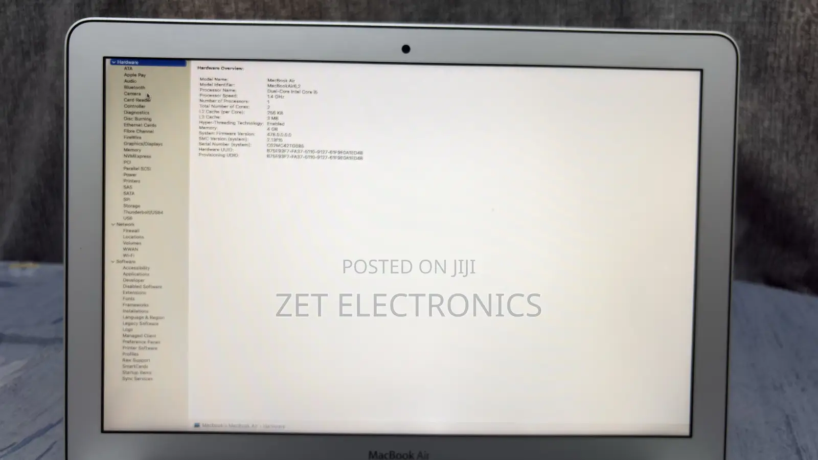 Laptop Apple MacBook 2014 4GB Intel Core i5 SSD 128GB