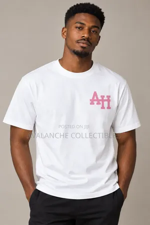 AH Plain White T-Shirt Medium and L