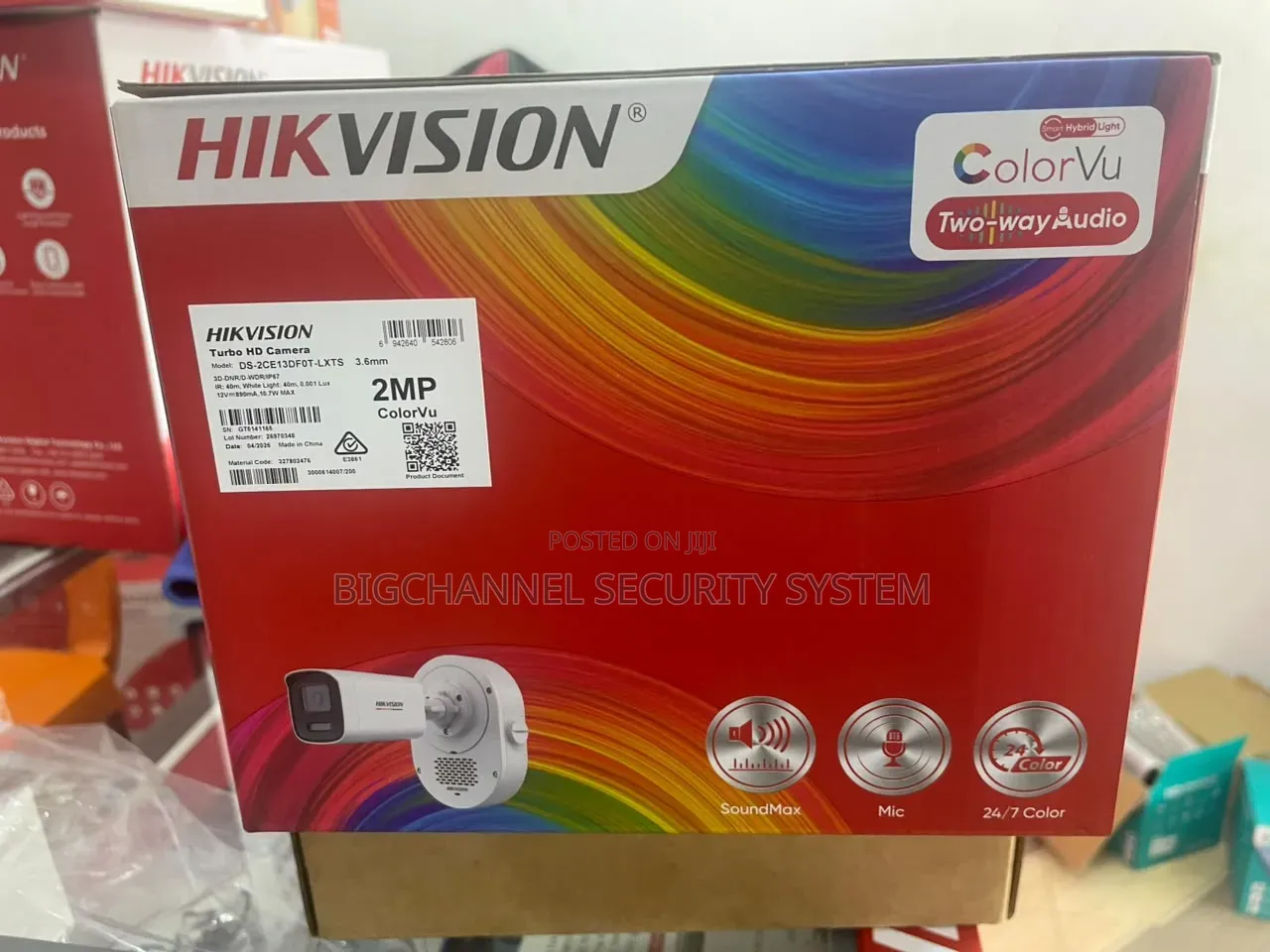 Hikvision Colorvu Two-Way Audio Ds-2ce13dfot-LXTS