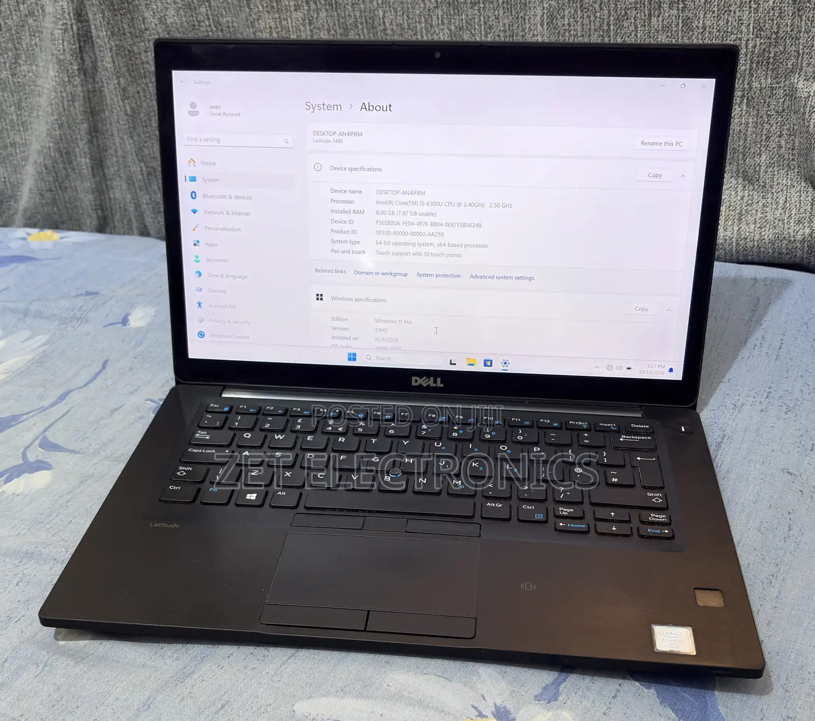 Laptop Dell Latitude 7480 8GB Intel Core i5 SSD 256GB