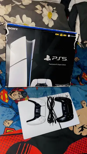 PS5 Slim With 2 Controllers and 10 Games