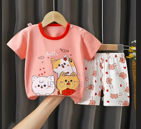 10 Sets Short Sleeves - (Age 1 - 3) - 800cedis