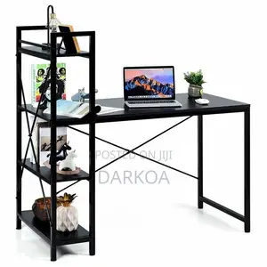 Computer Desk Study Table With Shelves