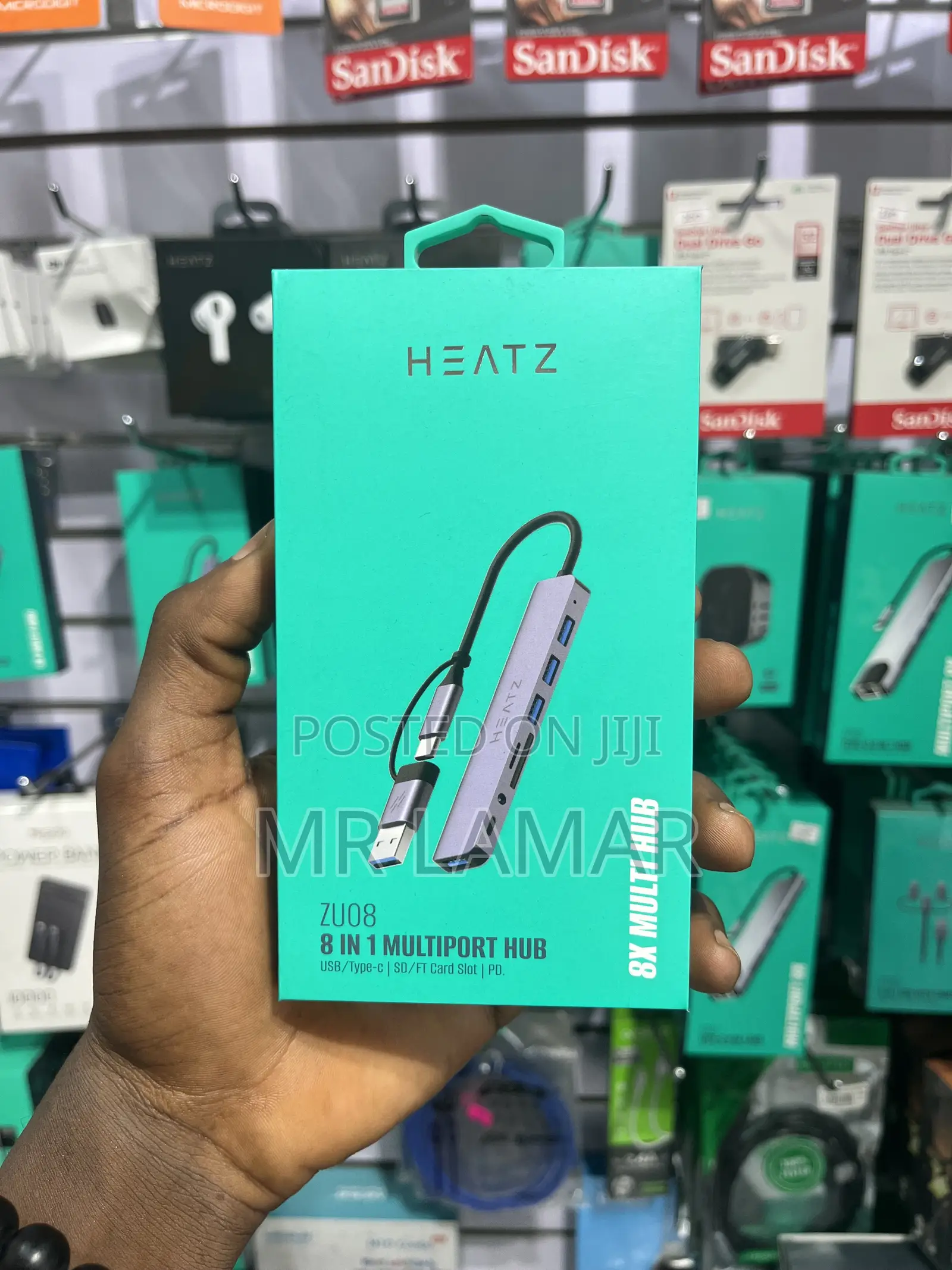 Heatz Zu08 8 in 1 Multiport Hub
