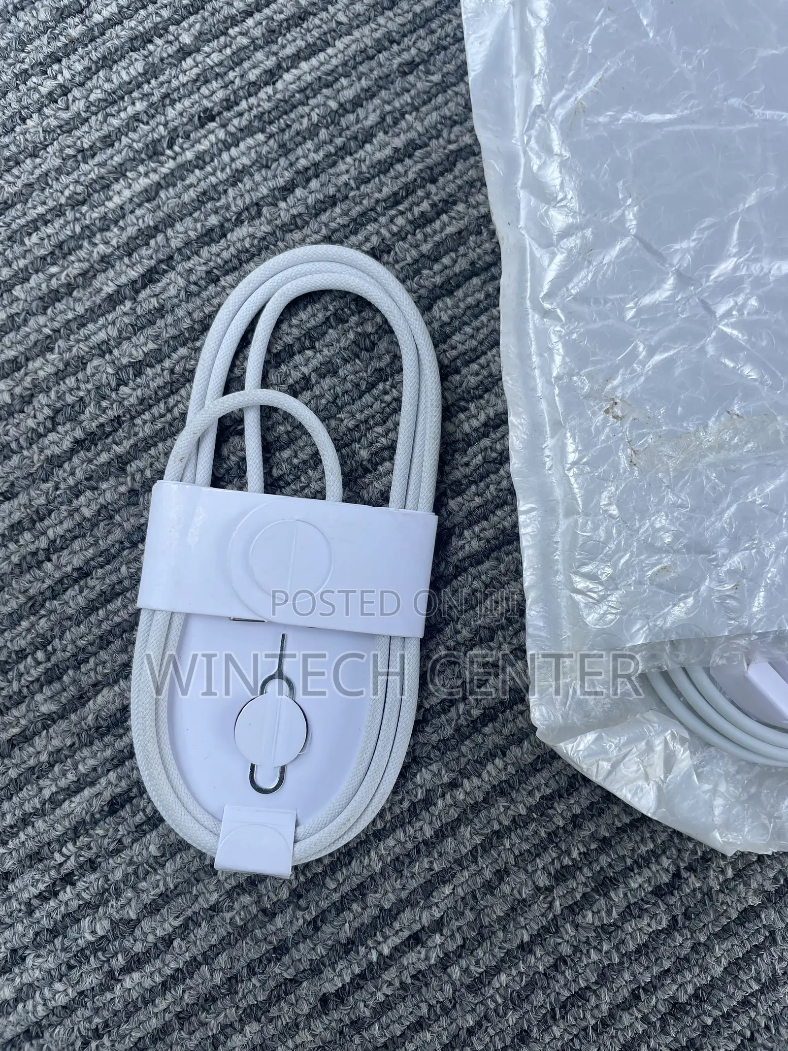 Braided Type C to C Fast Charging Cable With Sim Ejector