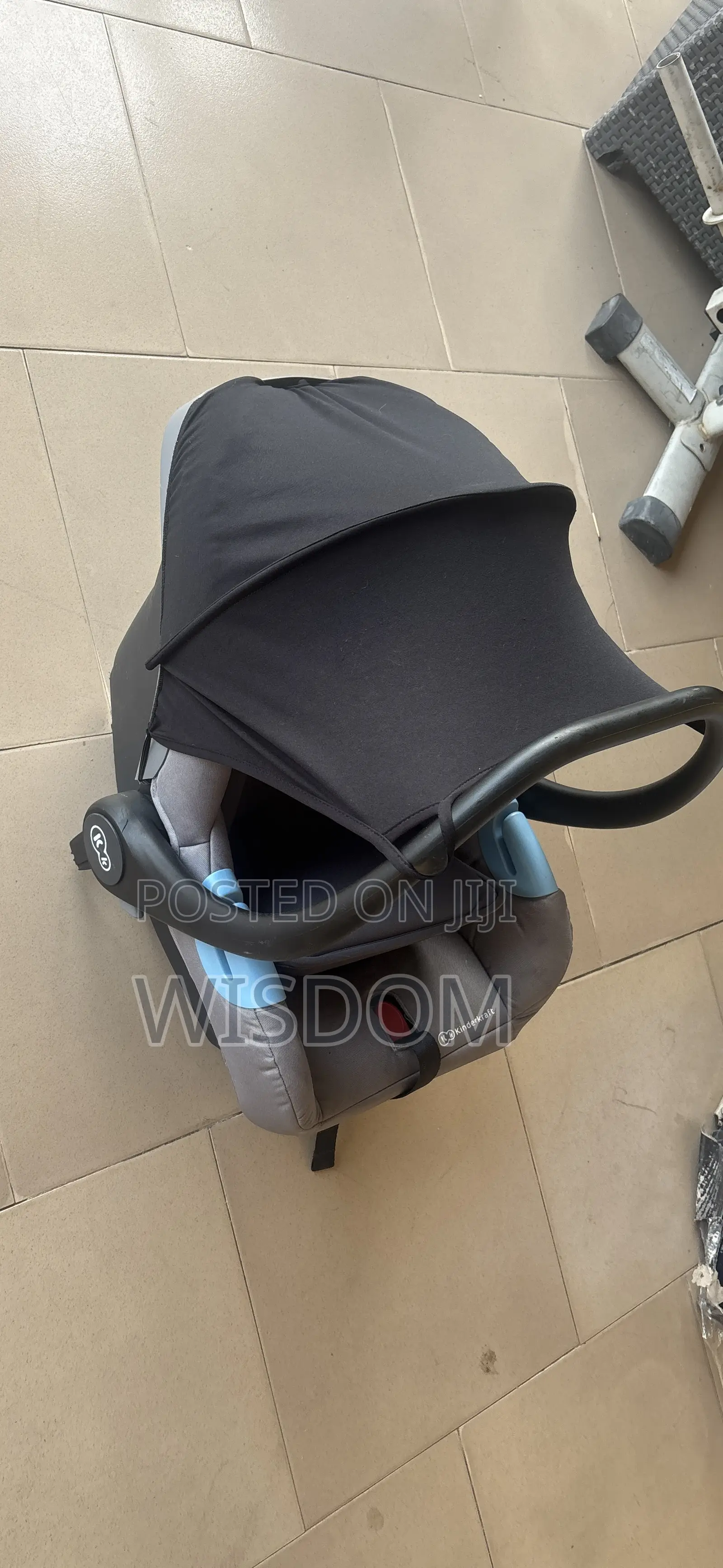 3 in 1 Multipurpose Car Seat, Rocker, Carrier - Grey