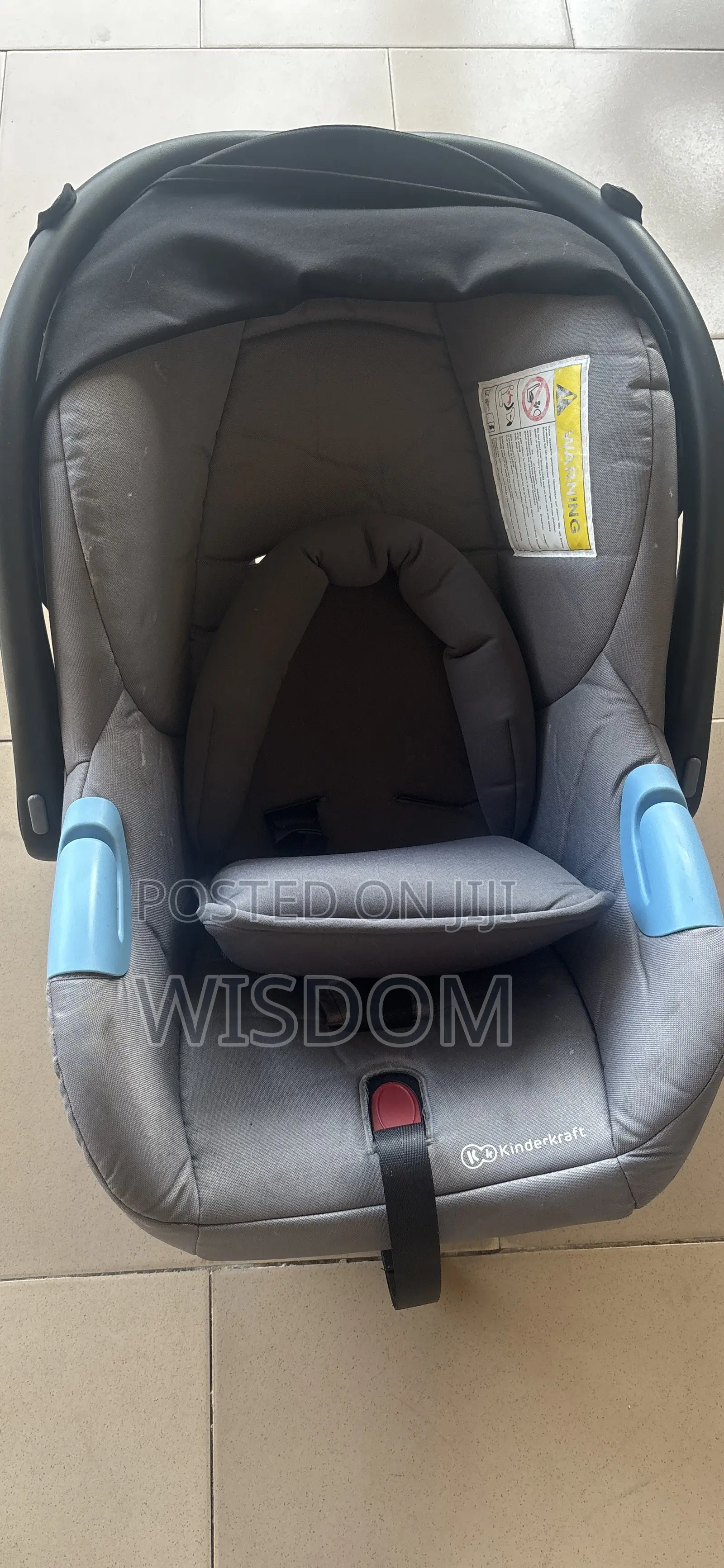 3 in 1 Multipurpose Car Seat, Rocker, Carrier - Grey