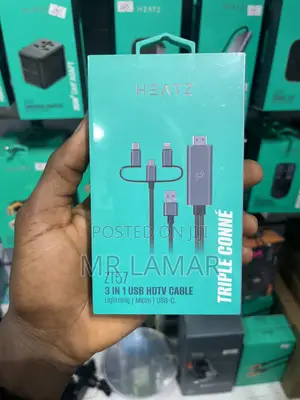 Heatz Zt57 3 in 1 USB HDTV Cable