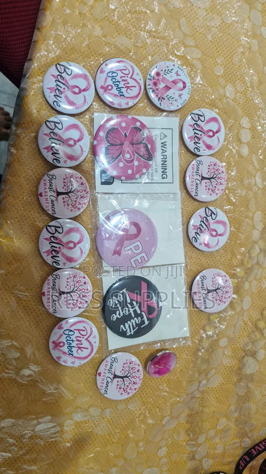 Breast Cancer Brooch