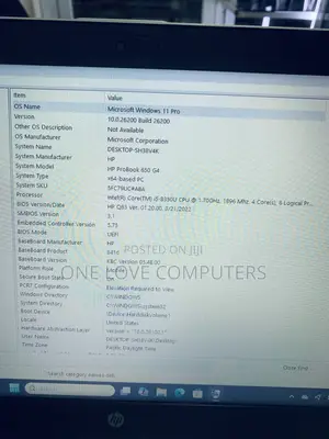 Laptop HP ProBook 650 G4 8GB Intel Core i5 SSD 256GB