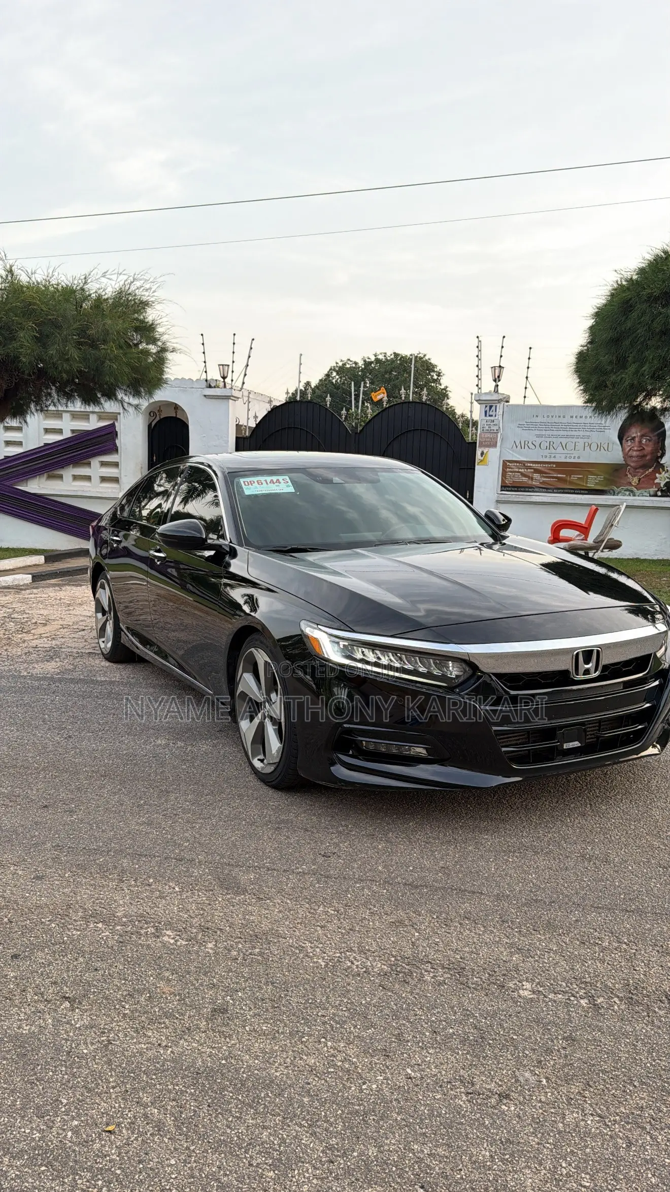 Honda Accord Touring 2018 Black