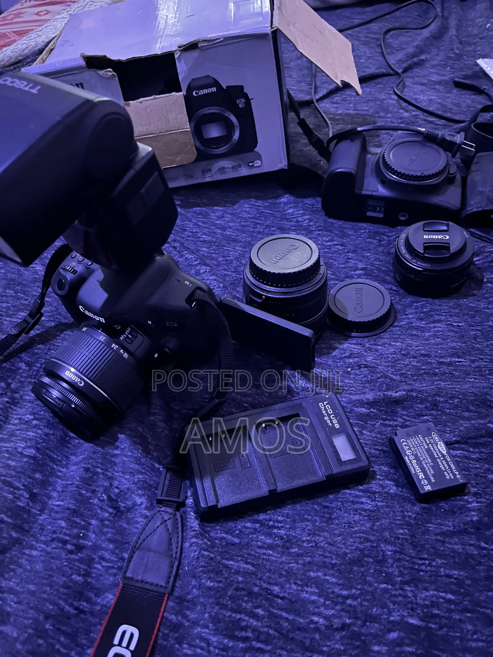 Canon EOS 750D DSLR Camera + 18-55mm Lens